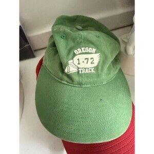Vintage Nike Hat Oregon Track I-72 Green Unstructured Cotton OSFA